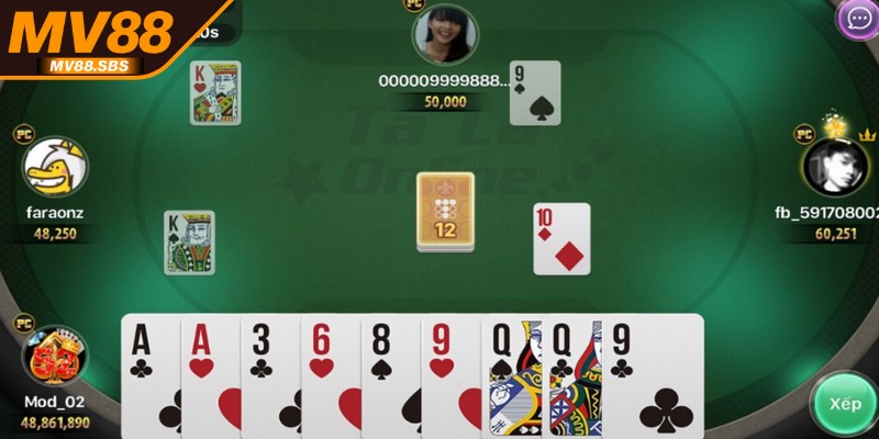 Đền bài khi cho đối thủ ăn và được ù bài 