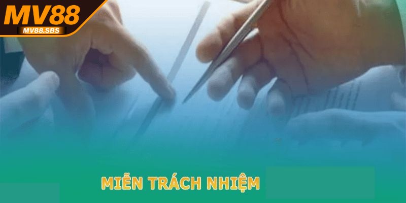 MV88 không chịu trách nhiệm nếu người chơi tự gây ra tổn thương cá nhân