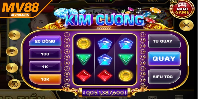 Game nổ hũ kim cương một chủ đề giải trí hấp dẫn 