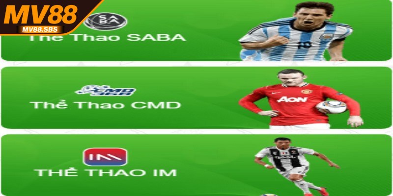 Điểm danh một số sảnh thể thao MV88 uy tín nhất