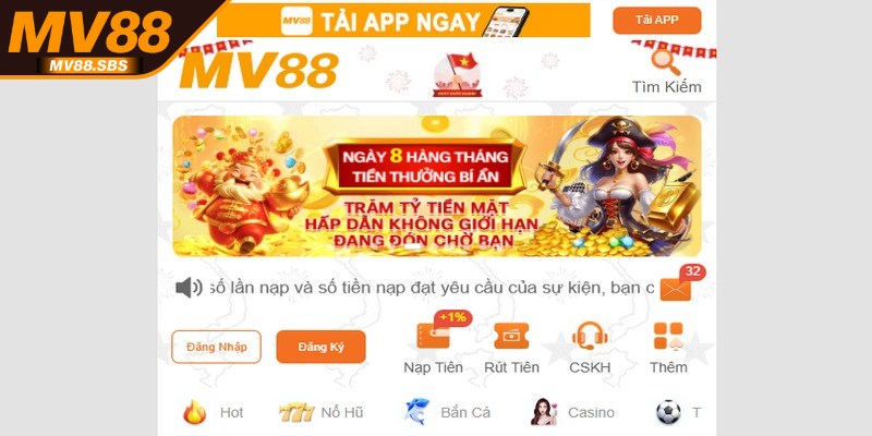 Về chúng tôi MV88 là điểm đến giải trí đỉnh cao của anh em game thủ