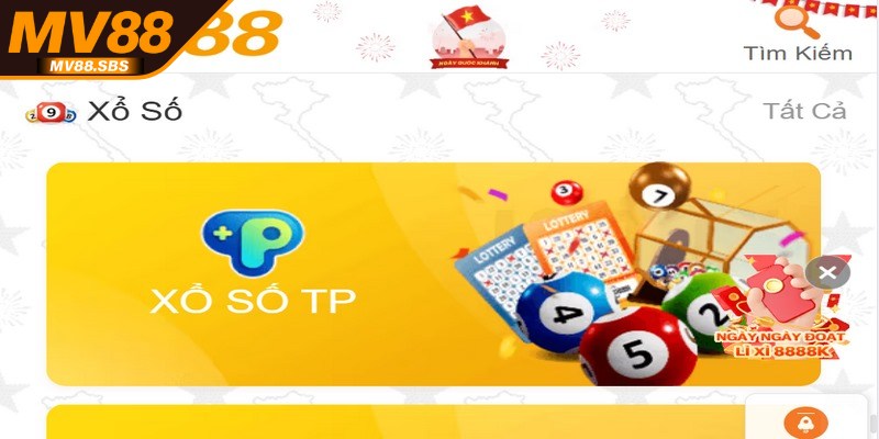 Xổ số MV88 là một trong những sảnh game giải trí nổi tiếng bậc nhất